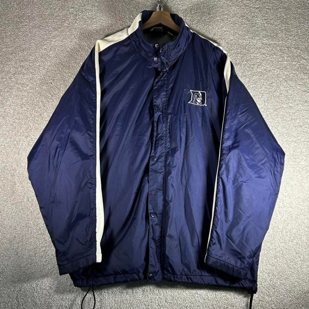 Vintage Duke university blue devils oversized windbreaker jacket
